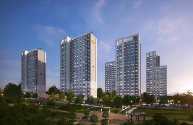 ▲e편한세상 김포 어반베뉴 석경투시도. (사진제공=대림산업)