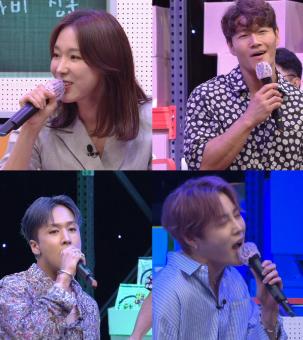 ▲'오늘 배송’ 김종국, 라비, 하성운, 이지혜(사진제공=SBS)