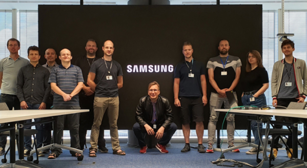 ▲DCASE 경진대회에 참가한 폴란드 연구소(Samsung R&D Institute Poland) 팀 (사진제공=삼성전자 뉴스룸)