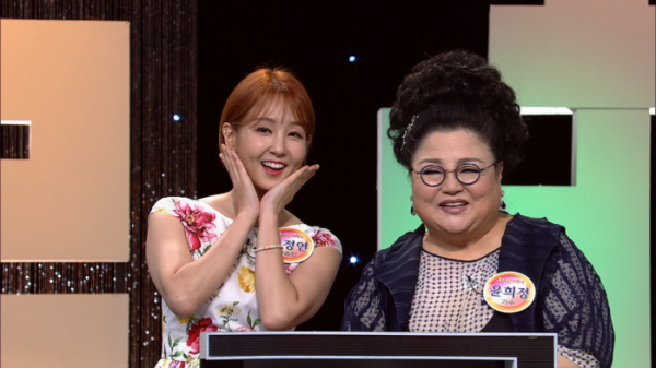 ▲'우리말 겨루기' 오정연-윤희정(사진제공=KBS1)