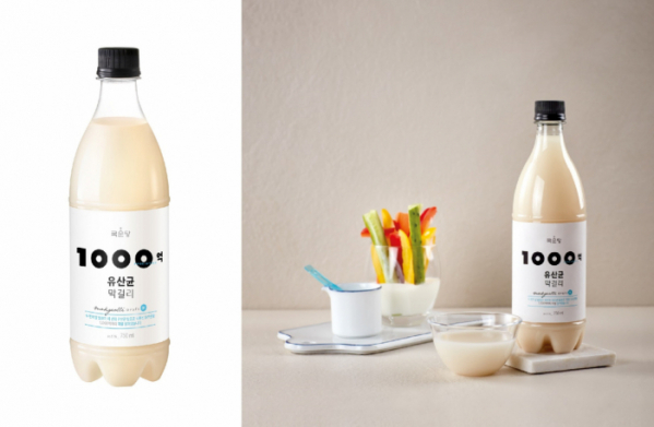 ▲‘1000억 유산균 막걸리’(사진제공=국순당)