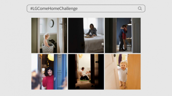 ▲LG전자가 21일부터 내달 말까지 진행하는 글로벌 기부 캠페인 'LG 컴 홈 챌린지(LG Come Home Challenge)' 소개 이미지 (사진제공=LG전자)