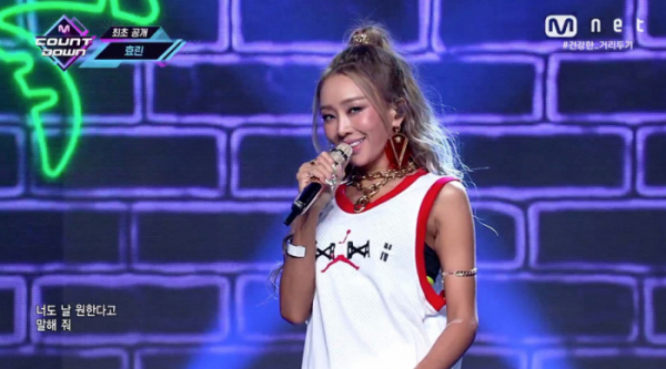 ▲‘엠카운트다운’ 효린(사진제공=Mnet)