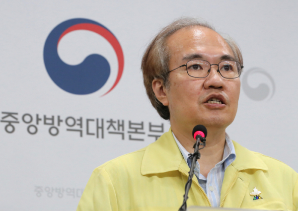 ▲권준욱 중앙방역대책부본부장(국립보건연구원장). (연합뉴스)