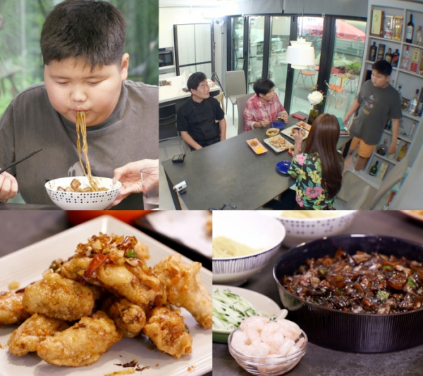 ▲‘편스토랑’ 이연복, 오윤아, 민이(사진제공=KBS 2TV)