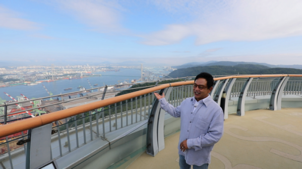 ▲'김영철의 동네 한 바퀴' 울산대교 전망대(사진제공=KBS 1TV)