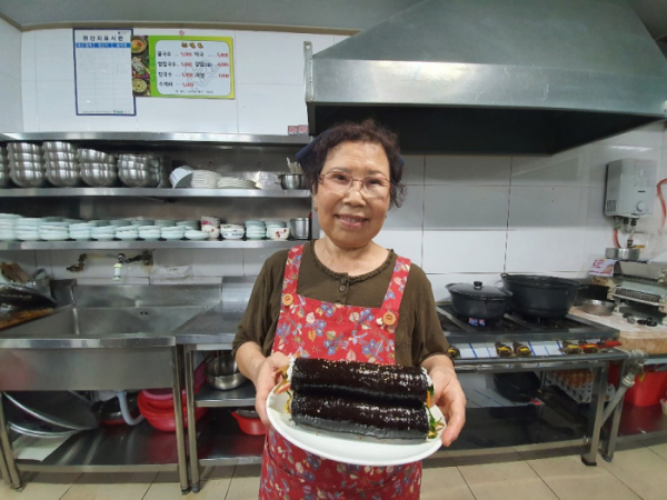 ▲생활의 달인 사천 우엉김밥 물국수 달인(사진제공=SBS)