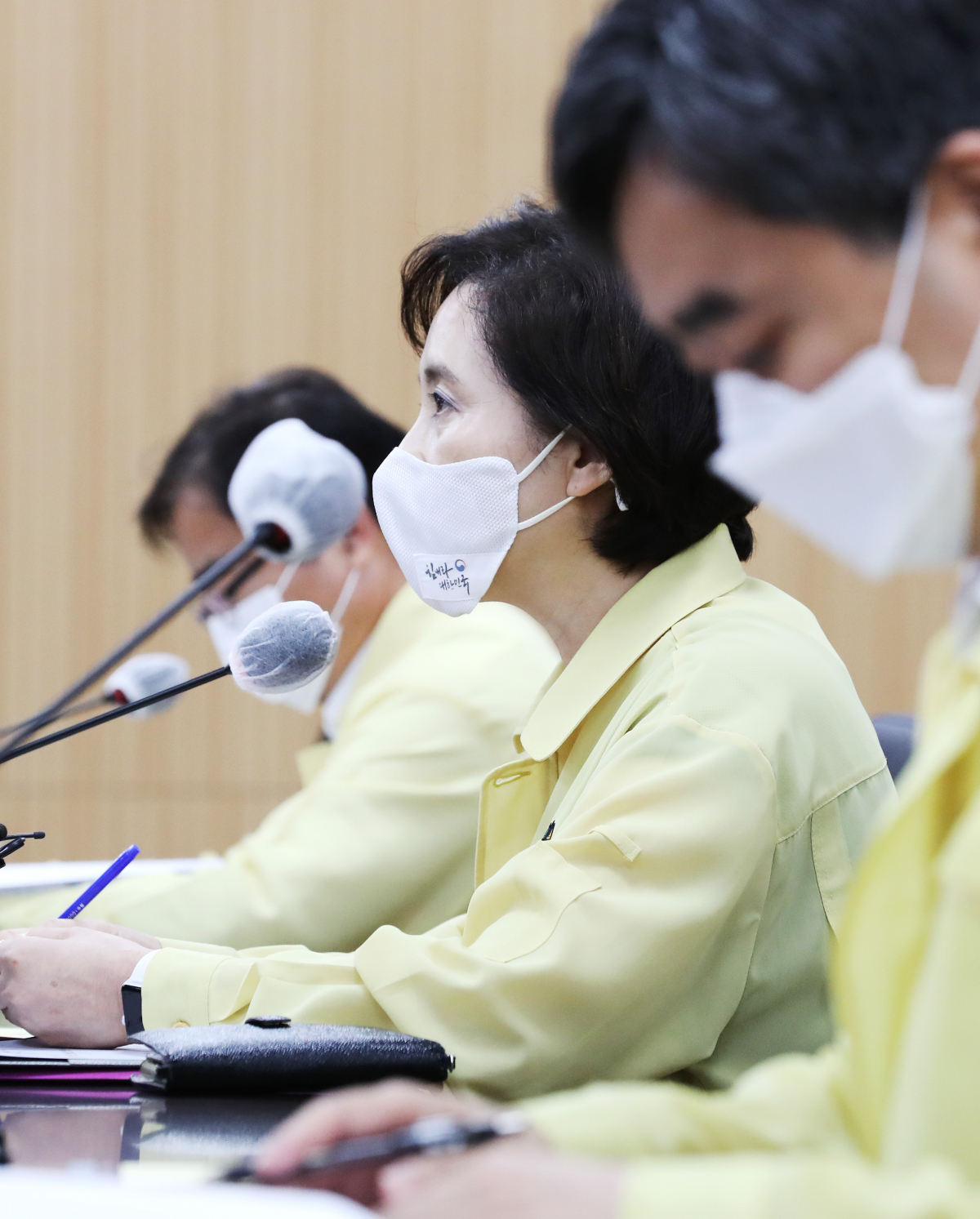 ▲유은혜 사회부총리 겸 교육부 장관이 2일 오전 세종시 정부세종청사에서 제14차 사회관계장관회의를 주재하며 발언하고 있다. (연합뉴스)