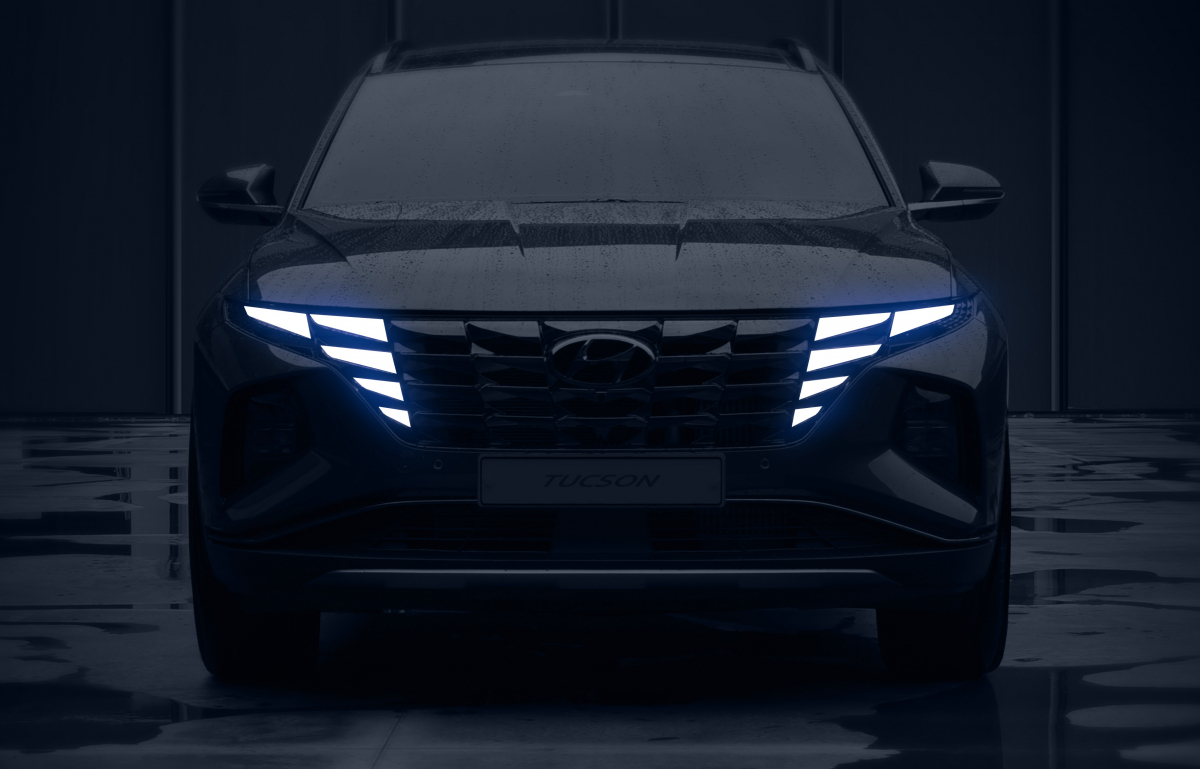 ▲현대자동차가 오는 15일 신형 투싼 공개를 앞두고 티저 이미지를 먼저 공개했다. 주간주행등(DRL)을 모티브로 한 티저 영상을 공개하며 현대차의 차세대 베스트셀링 SUV에 대한 기대감을 한층 높였다.  (사진제공=현대차)