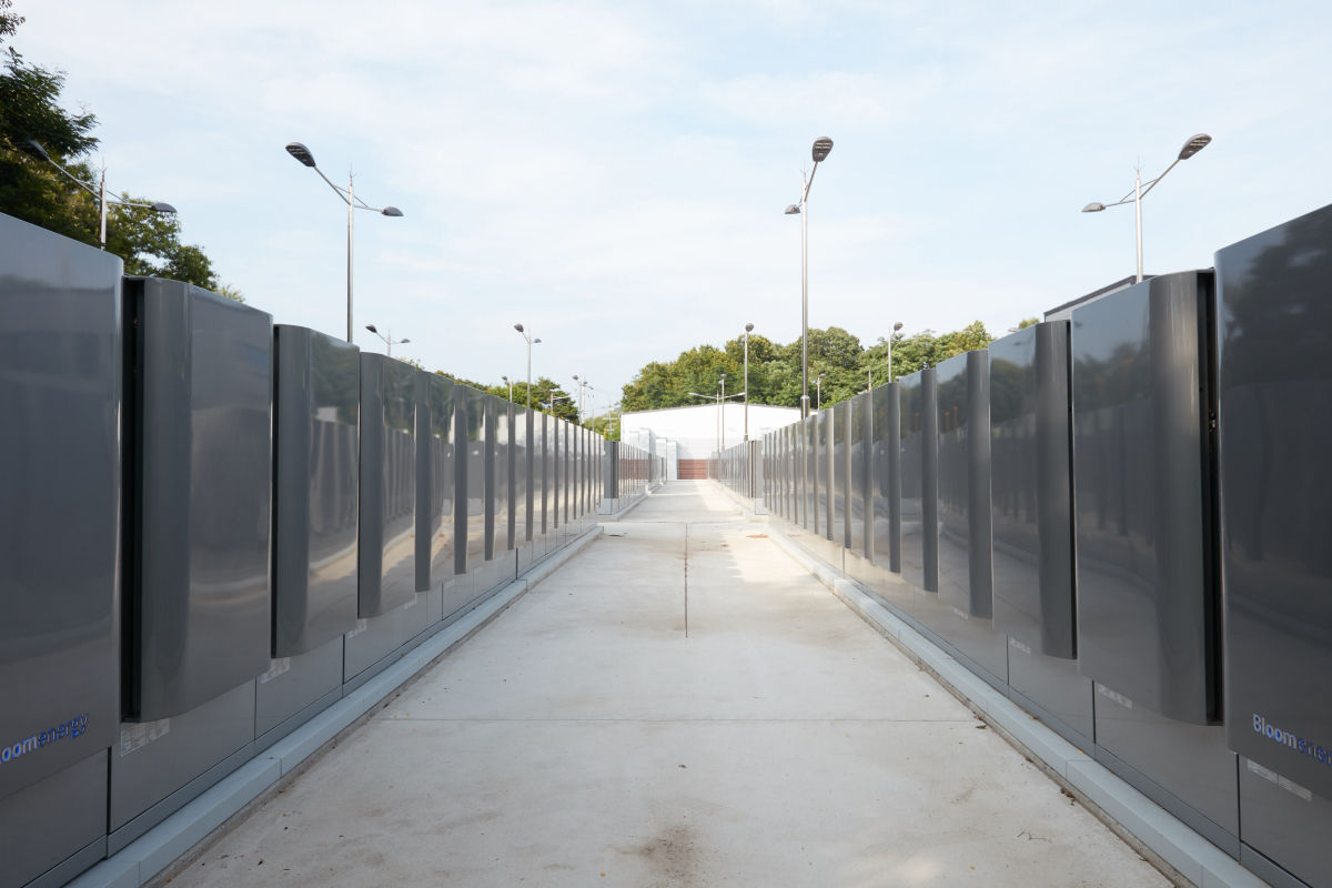 ▲SK건설과 한국남동발전이 운영 중인 경기 화성시 연료전지 발전소. (사진 제공=SK건설)