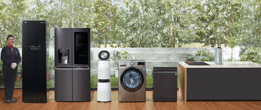 ▲LG전자 가전 렌탈 사업이 무서운 속도로 성장하고 있다. (LG전자 케어솔루션 홈페이지)