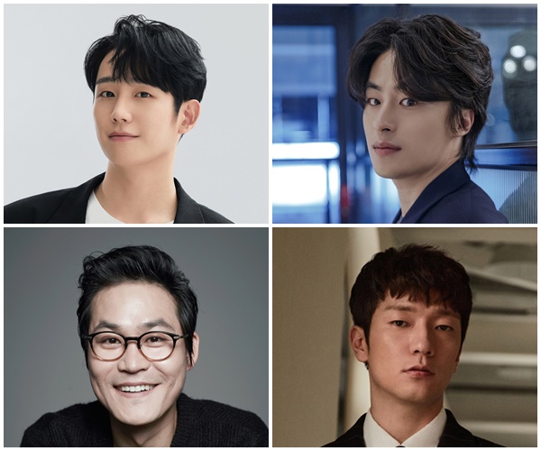 ▲정해인, 구교환, 김성균, 손석구(사진제공=각 소속사)