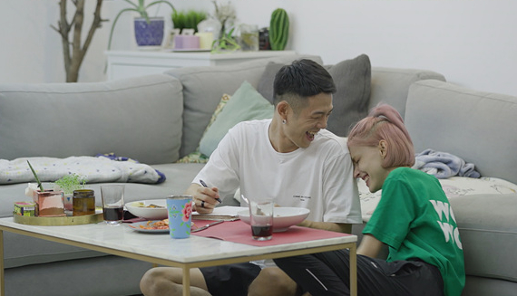 ▲'온앤오프' 빈지노X미초바(사진제공=tvN)