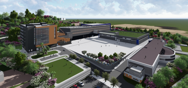 ▲욜 연말 완공예정인 통합사업장 조감도. (사진제공=제우스)