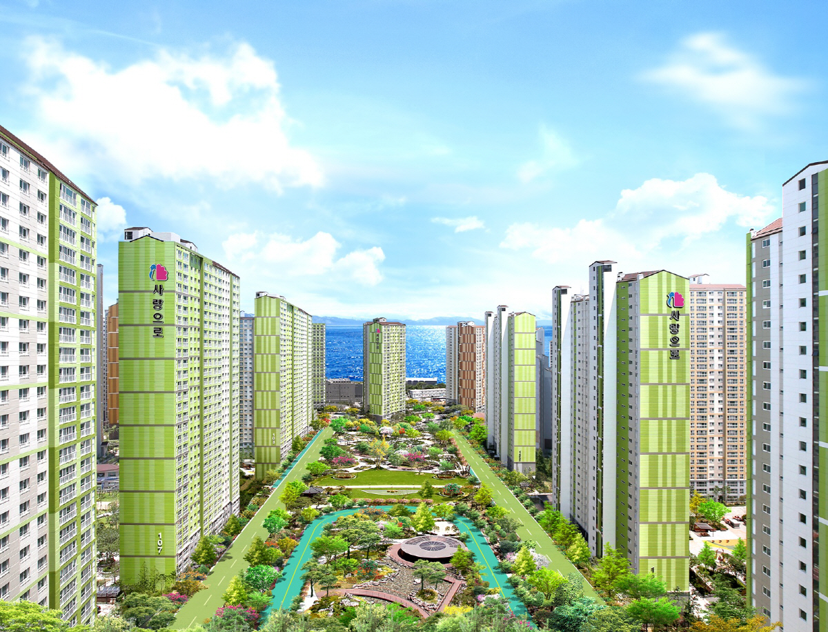 ▲부영주택 ‘마린애시앙’ 아파트 조감도.(자료 제공=부영주택)
