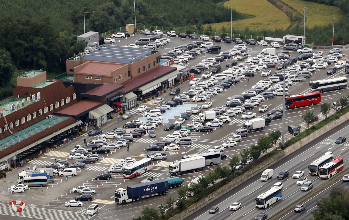 ▲매년 명절 연휴에 고속도로 휴게소에서 유기동물 발생 예방 캠페인을 진행해왔던 동물복지문제연구소 어웨어 이형주 대표는 "동네에서 반려동물을 유기하면 주위에 아는 사람들도 있고 동물이 찾아올 수도 있으니까 차에서 내려서 놓고 가는 경우들이 많은 것처럼 보였다"고 말했다. (뉴시스)