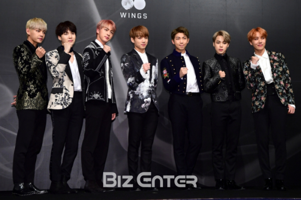 ▲그룹 방탄소년단(비즈엔터DB)