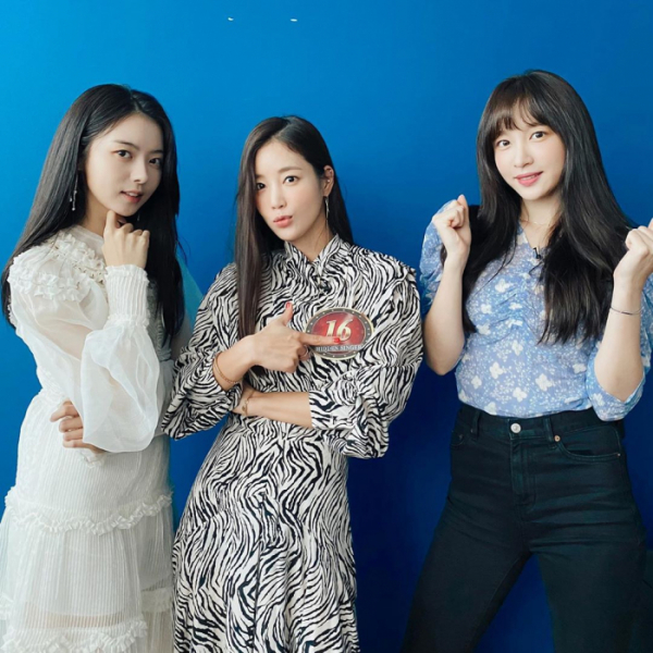 ▲'비 소속사' 기은세ㆍ하니ㆍ임나영(사진=기은세 인스타그램)