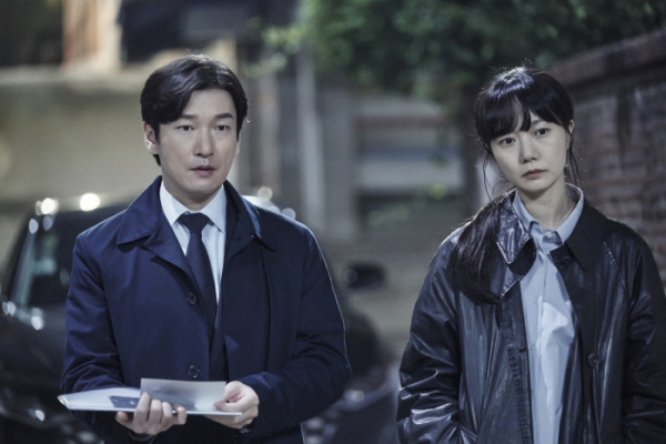 ▲‘비밀의 숲2’ 조승우, 배두나(사진제공=tvN)