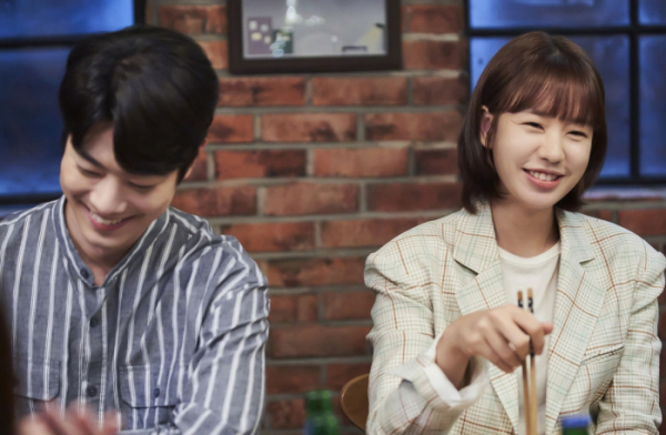 ▲‘경우의 수’ 안은진, 최찬호(사진제공=JTBC)