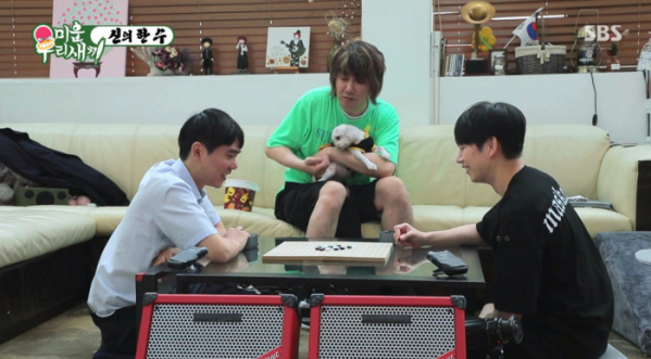 ▲'미우새' 이세돌, 김장훈, 김희철(사진제공=SBS)