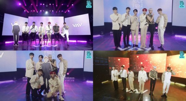 ▲VAV(사진제공=VAV 공식 V LIVE 채널 캡처)