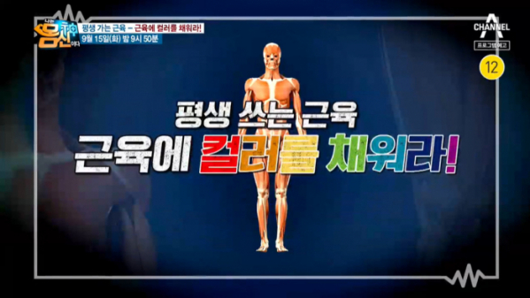 ▲‘나는 몸신이다’ 컬러 근육(사진제공=채널A)