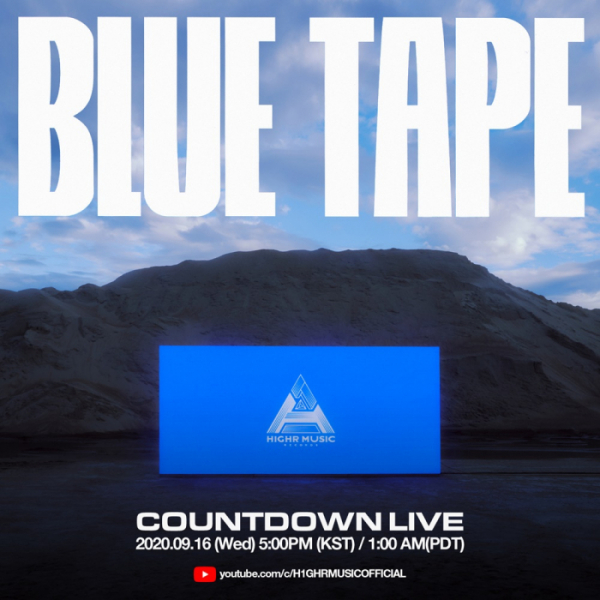 ▲'H1GHR : BLUE TAPE(하이어 : 블루 테이프)'(사진=하이어뮤직 제공)