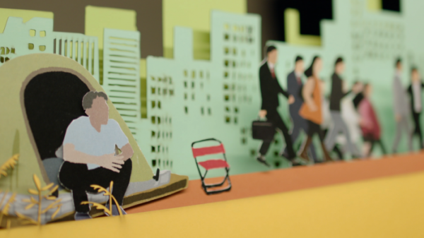 ▲'다큐 잇it' 용산 텐트촌 홈리스(사진제공=EBS1)