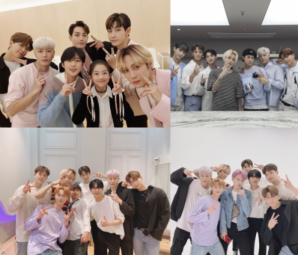 ▲VAV, 나하은, 빅마블, 고퇴경, 진용진(사진제공=A TEAM 엔터테인먼트 제공)