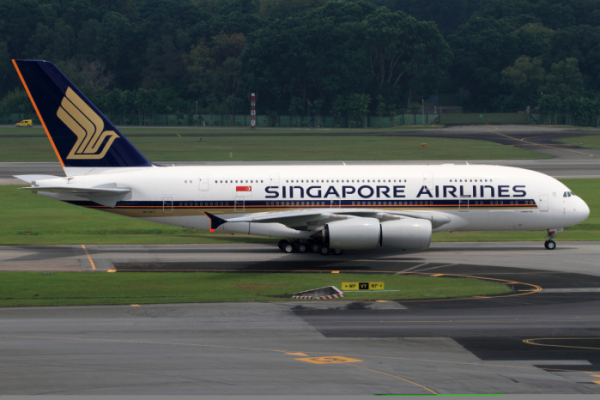 ▲A380은 최대 853명의 승객을 태울 수 있는 세계 최대 여객기다.  (사진제공=싱가포르항공)