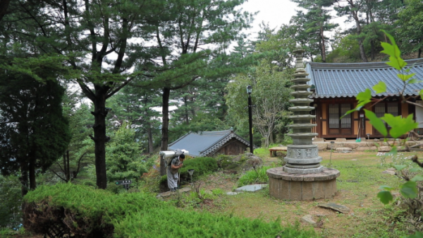 ▲EBS '한국기행' 속리산 스님(사진제공=EBS1)