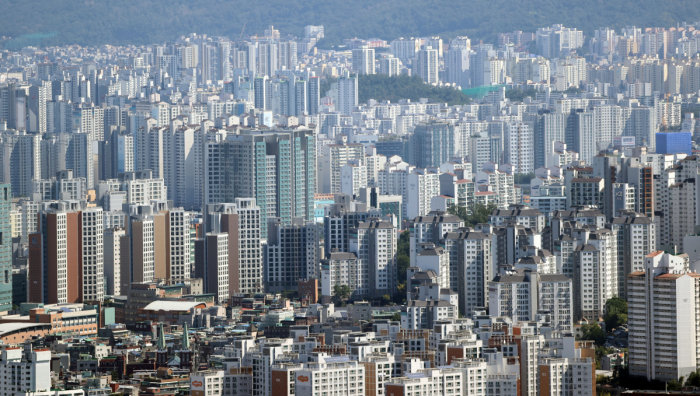 ▲서울 남산 N서울타워에서 바라본 서울 시내 아파트 단지들 모습. (연합뉴스)