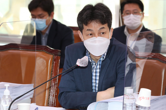 ▲더불어민주당 윤건영 의원. (뉴시스)