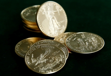 ▲미 달러화 금화가 사진에 나타나고 있다. 로이터연합뉴스