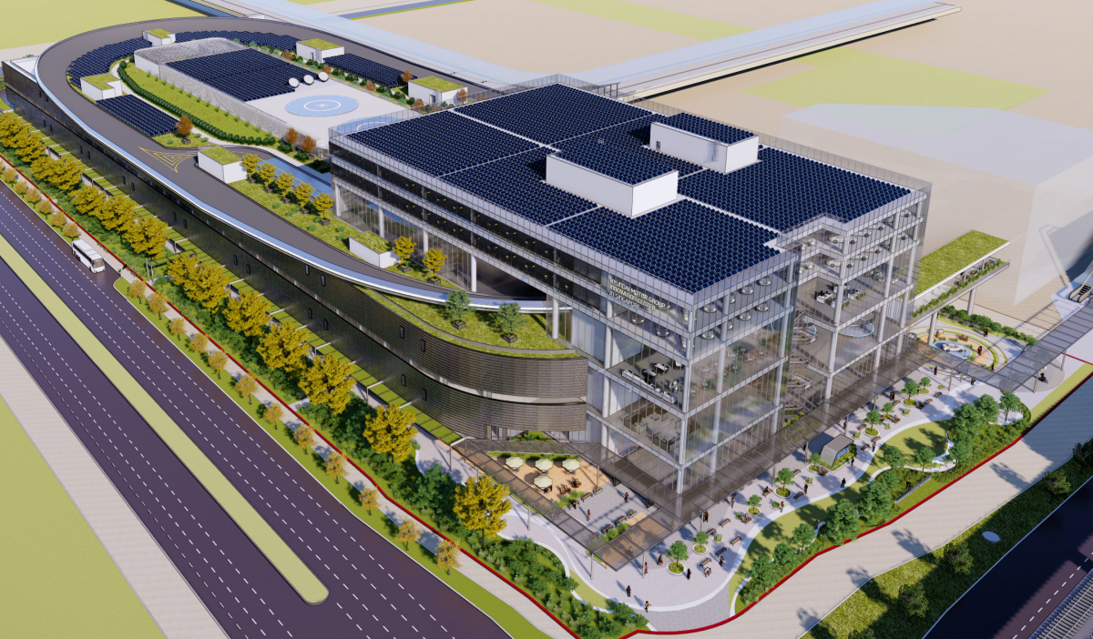 ▲싱가포르 개방혁 혁신연구기지 HMGICS는 자동차 주문부터 생산, 시승, 인도까지 고객을 위한 자동차 전반을 연구하고 실증한다.  (사진제공=현대차그룹)