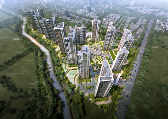 ▲경기 안성시 '쌍용 더 플래티넘 프리미어' 조감도. (자료제공=쌍용건설 )