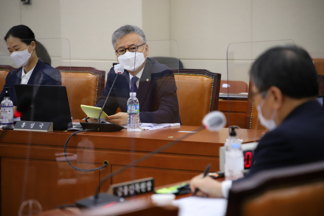 ▲홍성국 의원의 질의 모습(사진제공=홍성국 의원실)