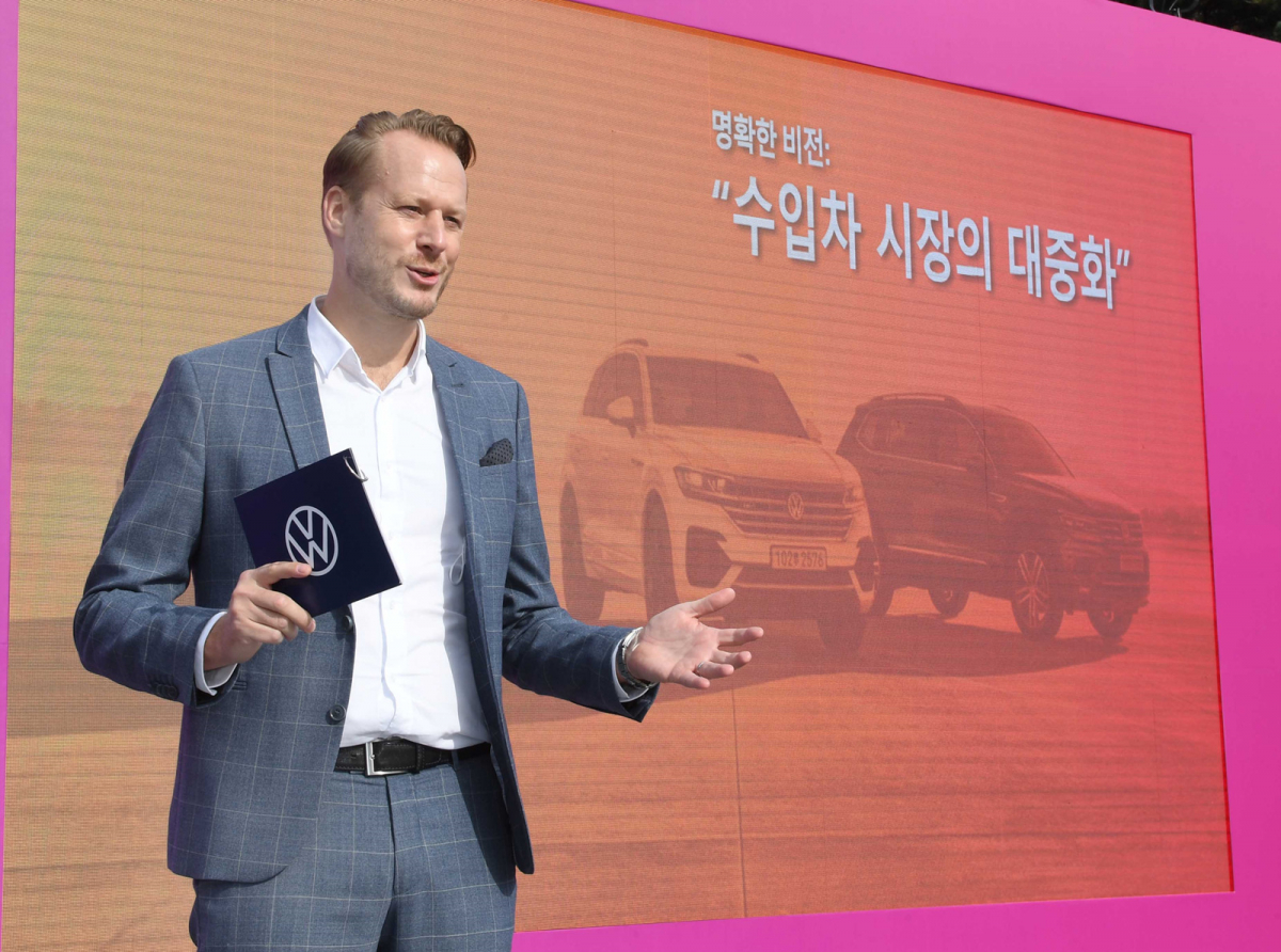 ▲폭스바겐 코리아가 올 한해 성과를 공유하고 중장기 제품 전략 계획을 15일 공개했다.  (사진제공=폭스바겐 코리아)