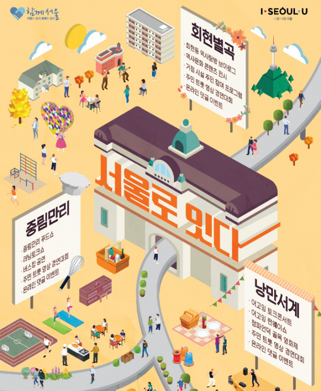 ▲2020 서울로 잇다 행사 포스터. (자료제공=서울시)