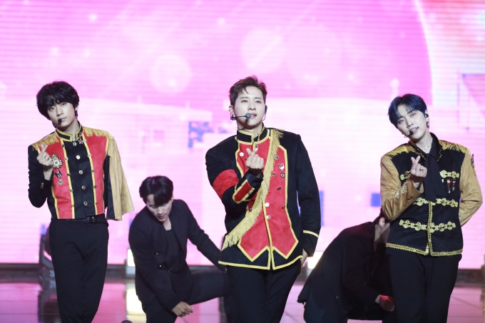 ▲B1A4 공찬, 신우, 산들 (사진제공=WM엔터테인먼트)