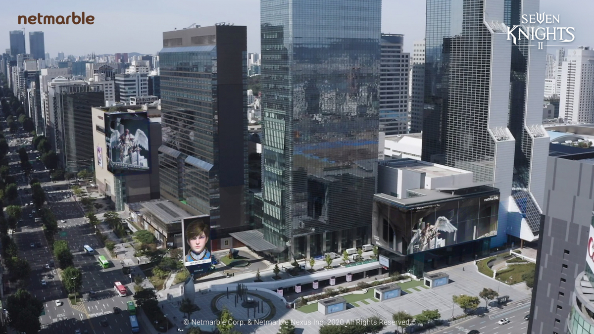 ▲세븐나이츠2 옥외광고 이미지.  (사진제공=넷마블)