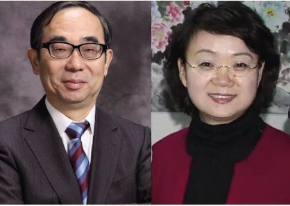 ▲쑨퍄오양(왼쪽) 헝루이의약 CEO와 그의 아내 중후이쥐안 한썬약업 CEO. 이들 부부는 올해 후룬바이푸 중국 부호 랭킹 4위에 올랐다.
