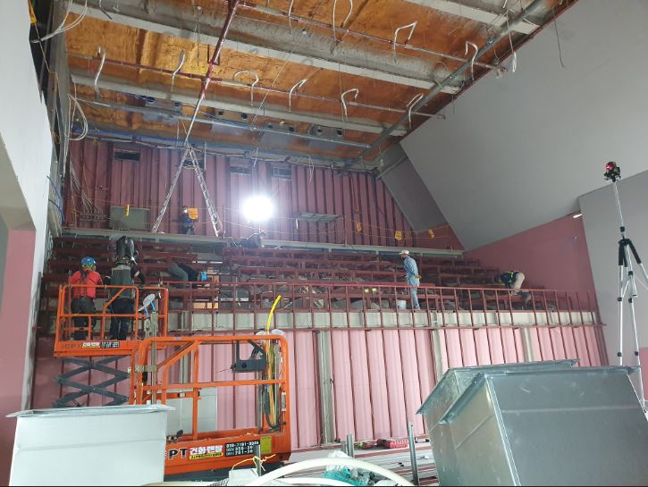 ▲부산 e스포츠 상설경기장 공사 현장 (사진제공=이상헌 의원실)