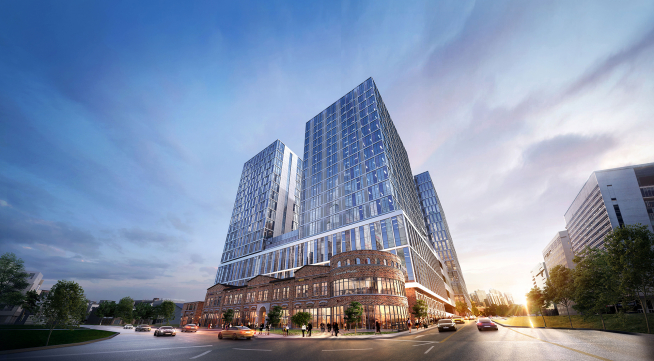 ▲현대엔지니어링, '현대 테라타워 영통' 투시도. (현대엔지니어링)