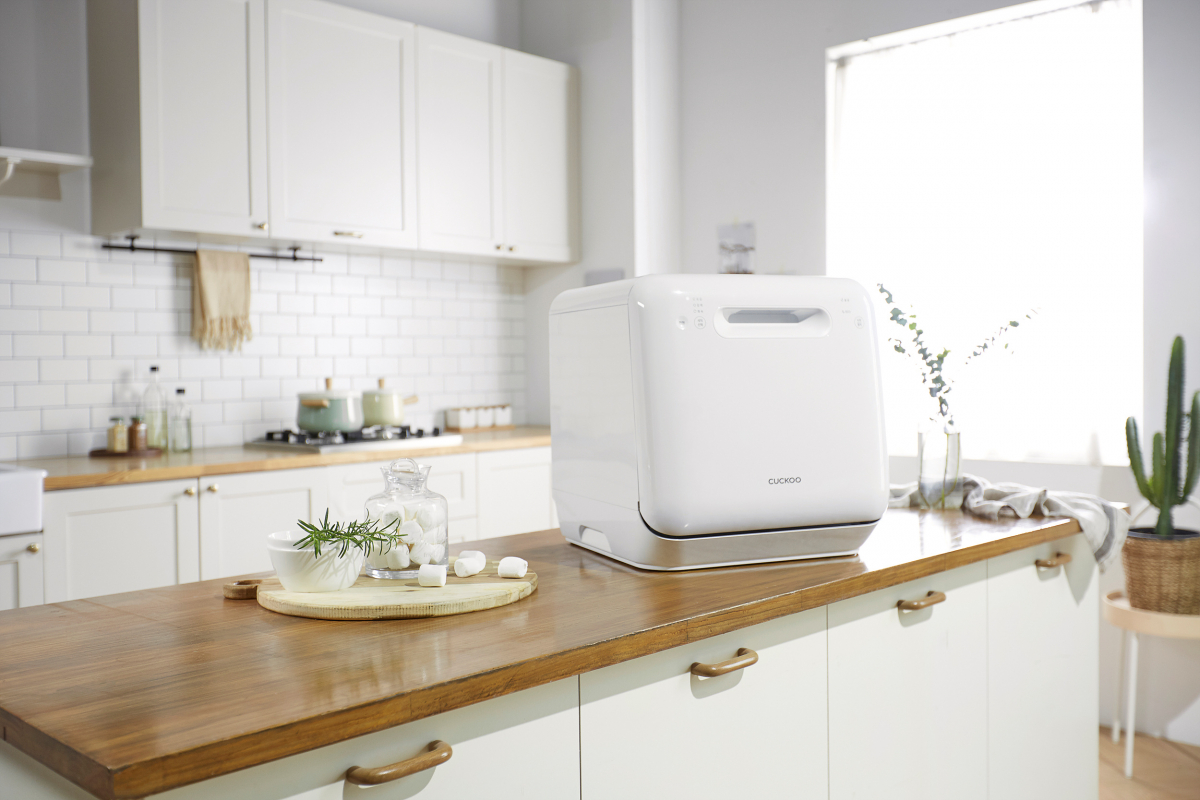 ▲쿠쿠 마시멜로우 식기세척기. (사진제공=쿠쿠)