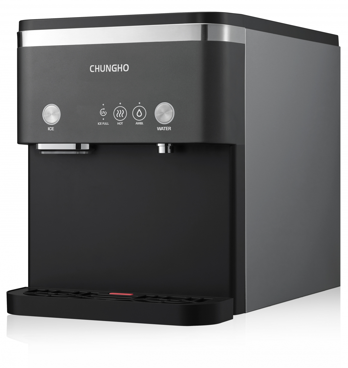 ▲청호나이스가 미국 컬리건사에 ODM 방식으로 공급한 제빙기.