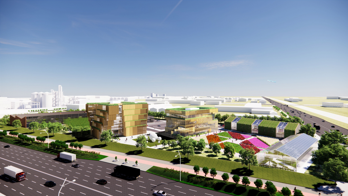 ▲SK브로드밴드가 구상한 ‘그린 하이퍼스케일 데이터센터’ (사진제공=SK브로드밴드)