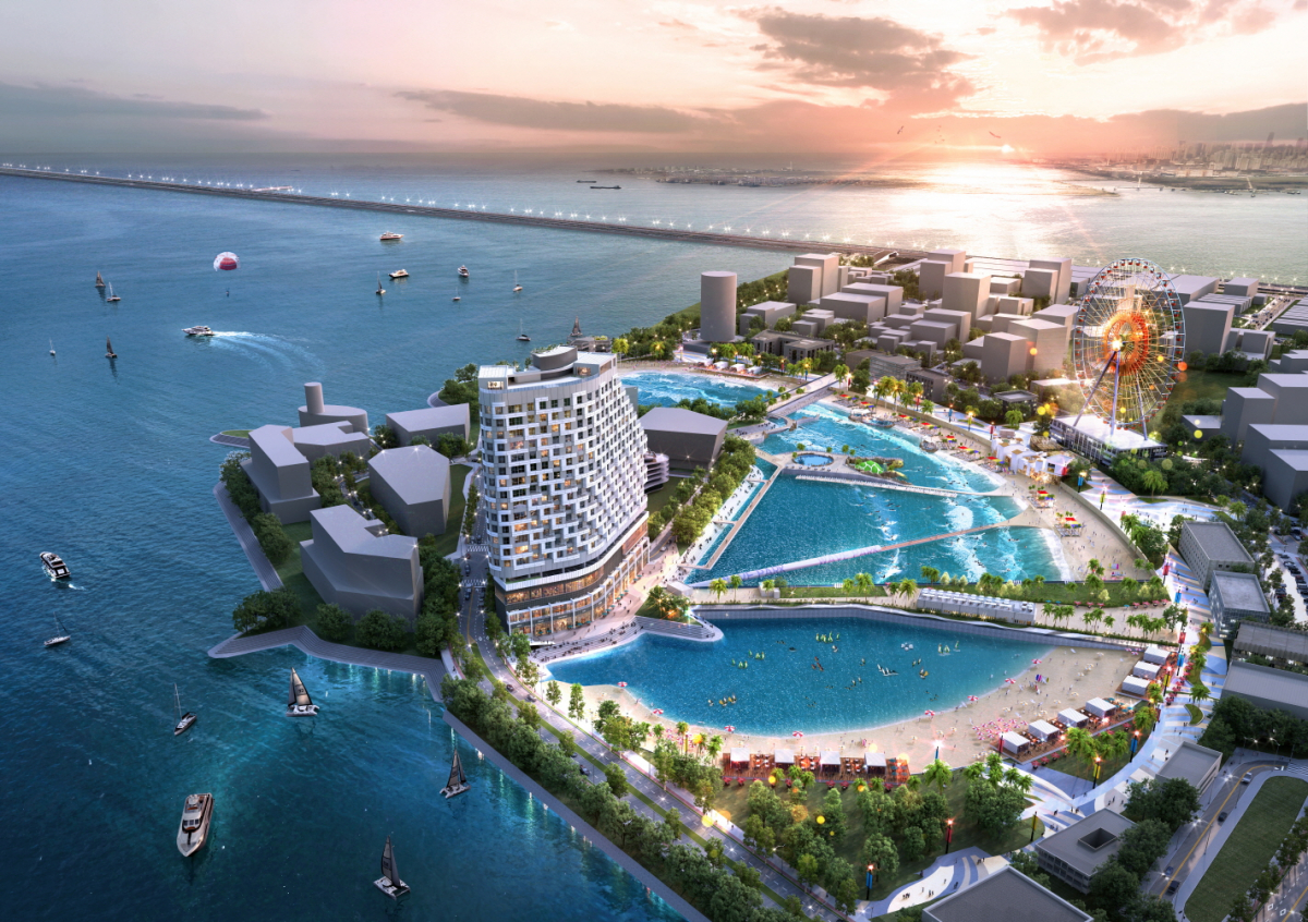 ▲'시흥 웨이브파크 푸르지오 시티' 조감도. (자료 제공=대우건설)