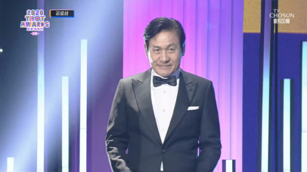 ▲'2020 트롯 어워즈' 안성기(사진제공 = TV CHOSUN)